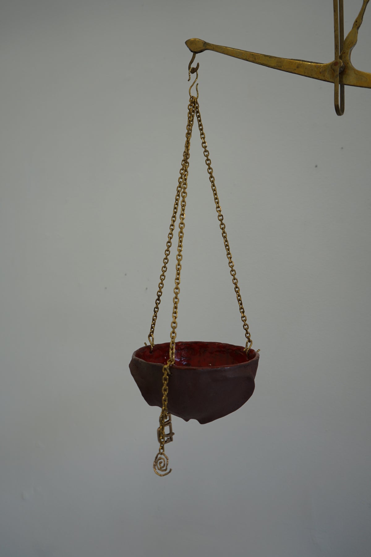 Ceramic hanging bowls