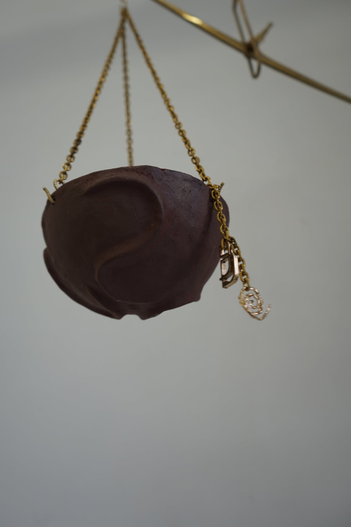 Ceramic hanging bowls