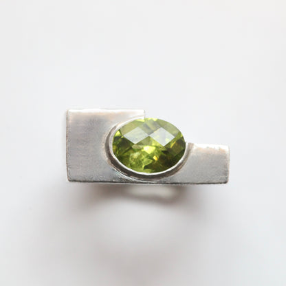 Halo-Ring - Peridot
