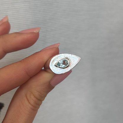 Bague Drop - Aquamarine