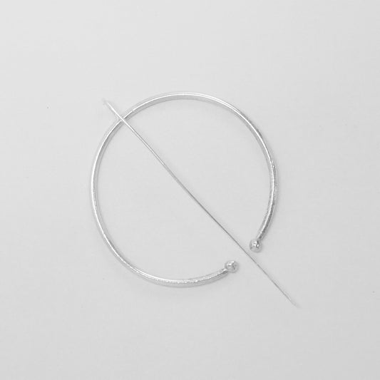 Boucle d'oreille - Lune bleue