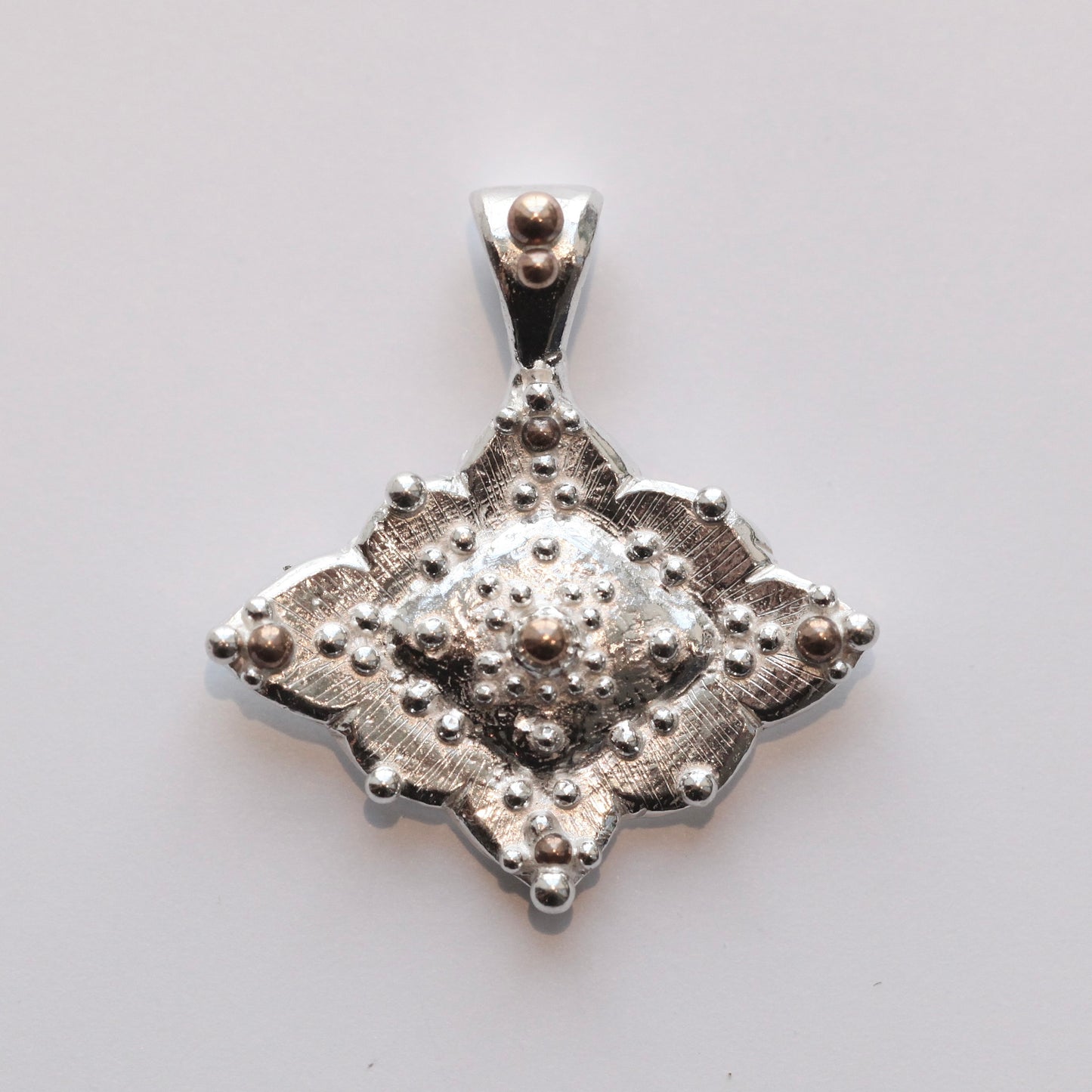 Pendentif Lune bleue - Argent 925