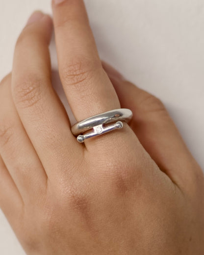 Opulenzring – mit Stein