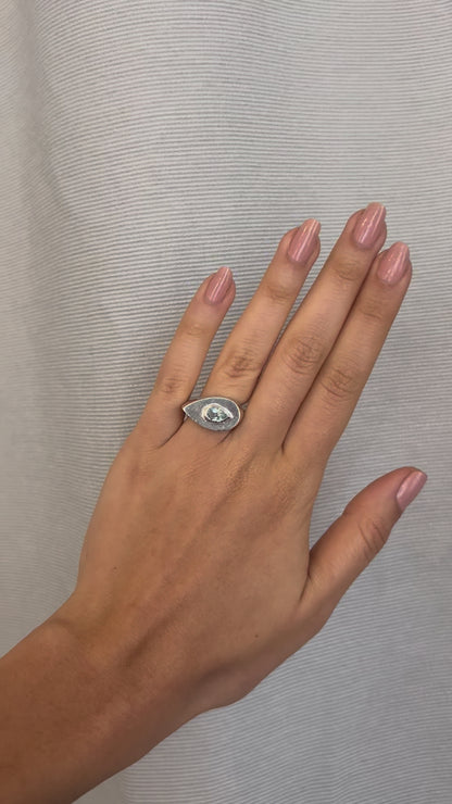 Bague Drop - Aquamarine